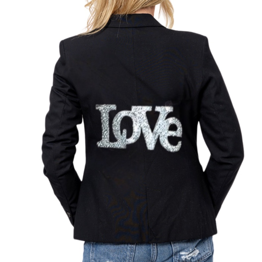 ❤️Crystal Love Blazer by Hipchik Couture size 0